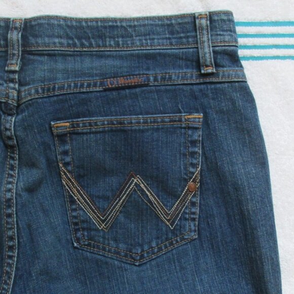 WRANGLER Jeans Mid-Rise Bootcut Denim Size 13/14 - Picture 5 of 8